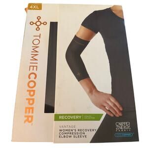Tommie Copper Vitality Recovery Compression Elbow Sleeve, Women's Size 4XL, NWT